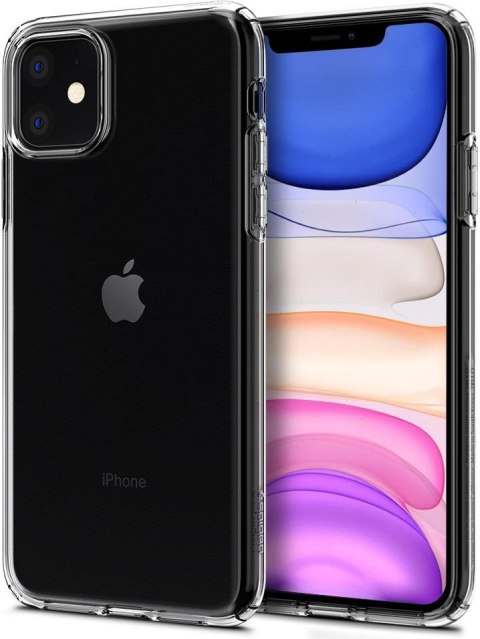 Etui na telefon iPhone 11 Spigen Liquid Crystal przezroczyste