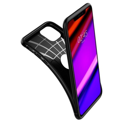 Etui na telefon iPhone 11 Spigen Rugged Armor czarne - ochrona i styl