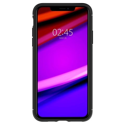 Etui na telefon iPhone 11 Spigen Rugged Armor czarne - ochrona i styl