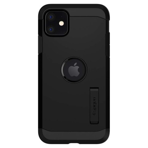 Etui na telefon iPhone 11 Spigen Tough Armor czarne - ochrona i styl