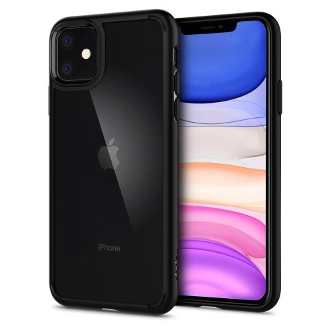 Etui na telefon iPhone 11 Spigen Ultra Hybrid matowe czarne