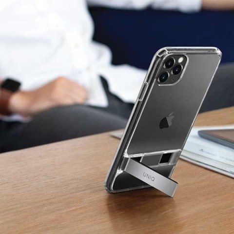 Etui na telefon iPhone 11 Pro UNIQ Cabrio szary / smoked grey