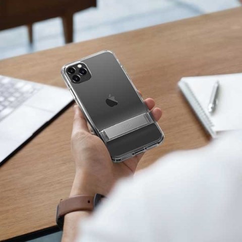 Etui na telefon iPhone 11 Pro UNIQ Cabrio szary / smoked grey