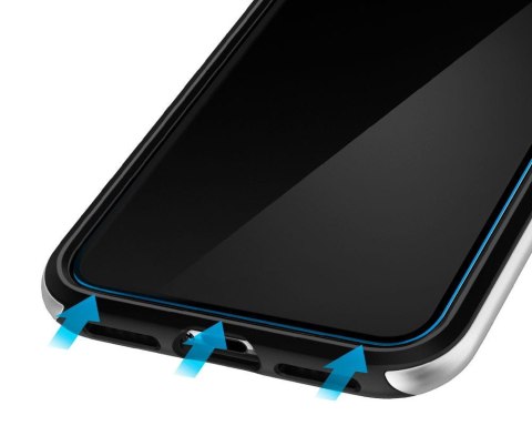 Szkło hartowane iPhone 11 Spigen GLAS.tR AlignMaster Privacy