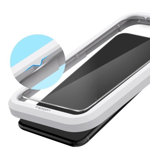 Szkło hartowane iPhone 11 Spigen GLAS.tR Slim AlignMaster Case Friendly [2 PACK]