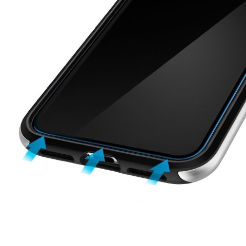 Szkło hartowane iPhone 11 Spigen GLAS.tR Slim AlignMaster Case Friendly [2 PACK]