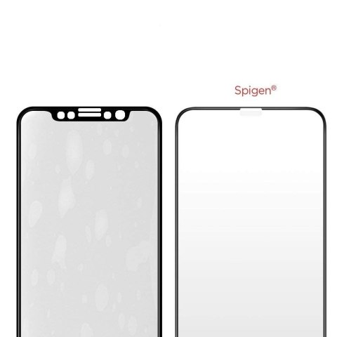 Szkło hartowane iPhone 11 Pro/iPhone XS Spigen GLAS.tR TC 3D Full Cover Case Friendly