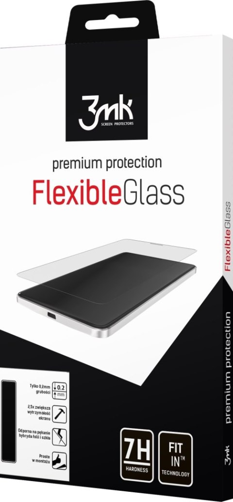 Szkło hybrydowe iPhone 11/XR 3MK FlexibleGlass