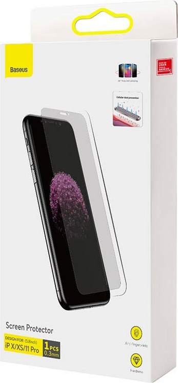 Szkło prywatyzujące iPhone 11 Pro/XS/X Baseus 0.3mm - Ochrona i Prywatność