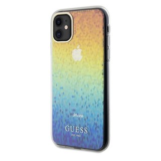 Etui na telefon iPhone XR/11 Guess GUHCN61HDECMI Iridescent Disco