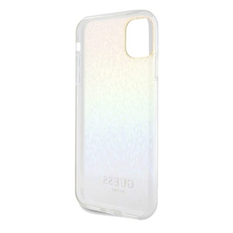 Etui Guess GUHCN61HDECMI Apple iPhone XR / 11 hardcase IML Faceted Mirror Disco Iridescent wielokolorowy