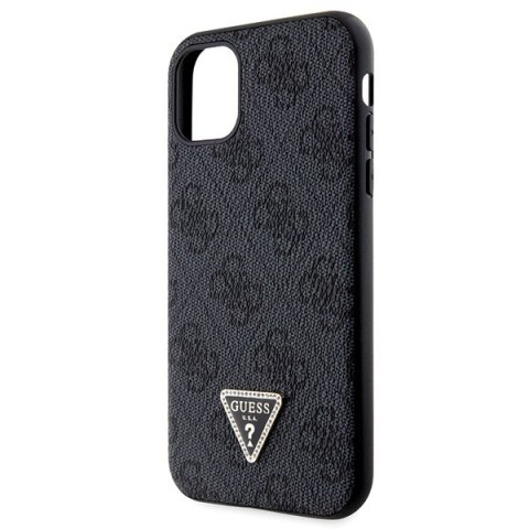 Etui iPhone 11/XR Guess GUHCN61P4TDSCPK czarny hardcase Crossbody 4G Metal Logo