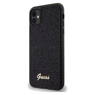 Etui na telefon iPhone XR/11 Guess GUHCN61PMSDGSK czarny hardcase