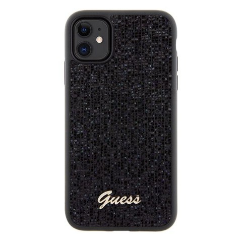 Etui na telefon iPhone XR/11 Guess GUHCN61PMSDGSK czarny hardcase