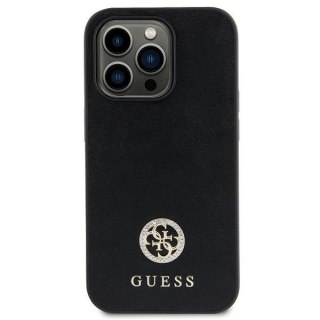 Etui na telefon iPhone 11/XR Guess GUHCN61PS4DGPK czarny hardcase Strass