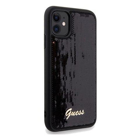 Etui na telefon iPhone XR/11 Guess GUHCN61PSFDGSK czarny hardcase