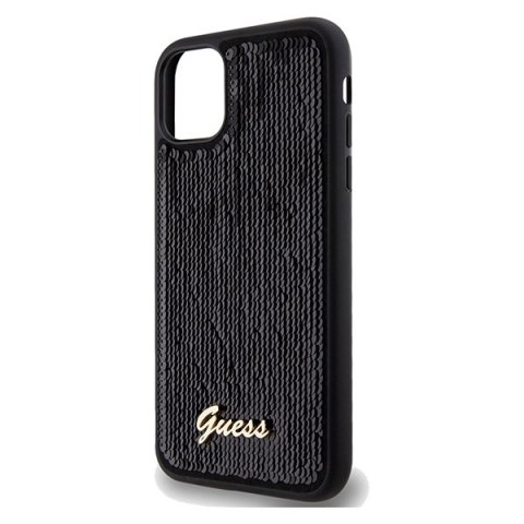 Etui na telefon iPhone XR/11 Guess GUHCN61PSFDGSK czarny hardcase