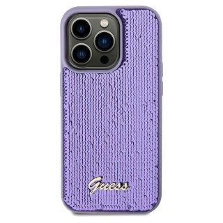 Etui na telefon iPhone XR/11 Guess GUHCN61PSFDGSU fioletowy hardcase