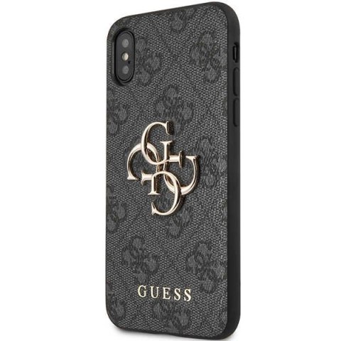 Etui iPhone XS / X Guess 4G Big Metal Logo szare