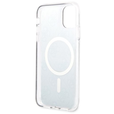 Etui na telefon iPhone 11 Guess 4G MagSafe czarne - styl i ochrona