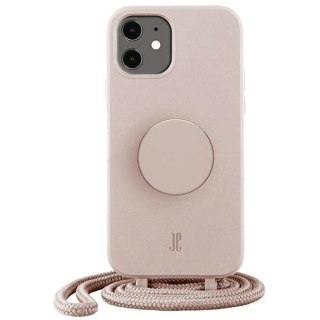 Etui Just Elegance PopGrip Apple iPhone 11/XR jasnoróżowy/rose breath 30043