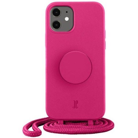 Etui Just Elegance PopGrip Apple iPhone 11/XR różowy/orchid flower 30045