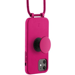 Etui Just Elegance PopGrip Apple iPhone 11/XR różowy/orchid flower 30045