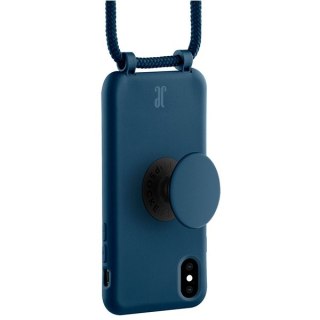 Etui Just Elegance PopGrip Apple iPhone XS/X granatowy/blue sapphire 30018