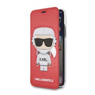 Etui Karl Lagerfeld KLFLBKPXKSCORE Apple iPhone XS/X bookcase czerwony/red Karl Space Cosmonaut