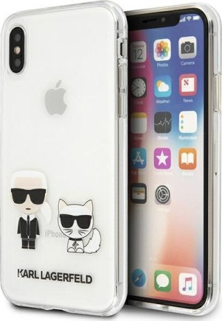 Etui Karl Lagerfeld KLHCI65CKTR Apple iPhone XS Max hardcase Transparent Karl & Choupette