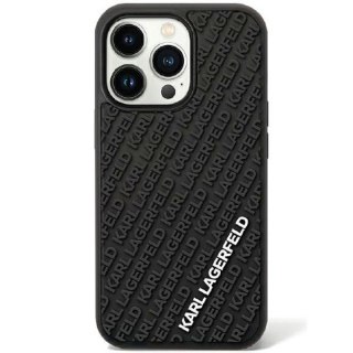 Etui Karl Lagerfeld KLHCN613DMKRLK Apple iPhone XR / 11 hardcase 3D Rubber Multi Logo czarny/black