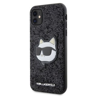 Etui Karl Lagerfeld KLHCN61G2CPK Apple iPhone 11/XR czarny/black hardcase Glitter Choupette Patch