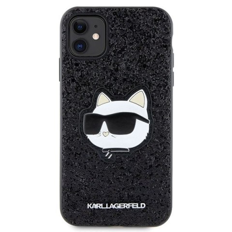 Etui na telefon iPhone 11/XR Karl Lagerfeld Choupette Glitter Hardcase