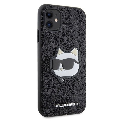 Etui na telefon iPhone 11/XR Karl Lagerfeld Choupette Glitter Hardcase