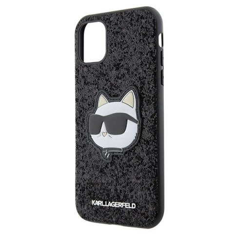 Etui na telefon iPhone 11/XR Karl Lagerfeld Choupette Glitter Hardcase