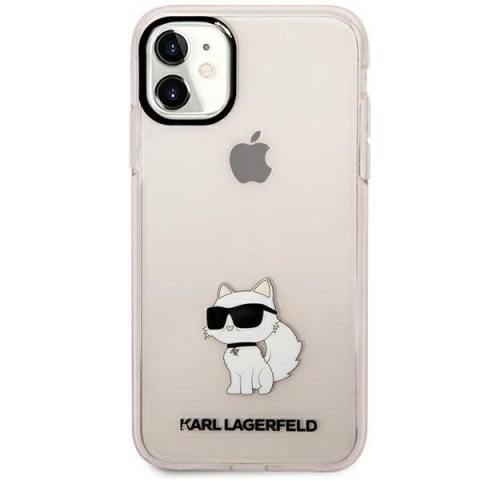 Etui Karl Lagerfeld KLHCN61HNCHTCP Apple iPhone 11/XR różowy/pink hardcase Ikonik Choupette