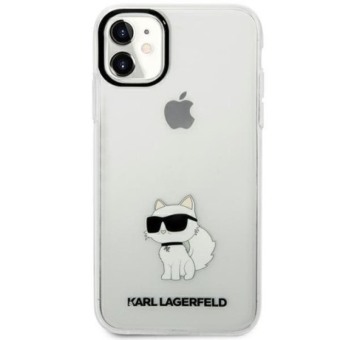 Etui iPhone 11 / XR Karl Lagerfeld przezroczyste Ikonik Choupette