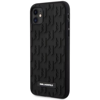 Etui na telefon iPhone 11/XR Karl Lagerfeld czarne 3D Monogram