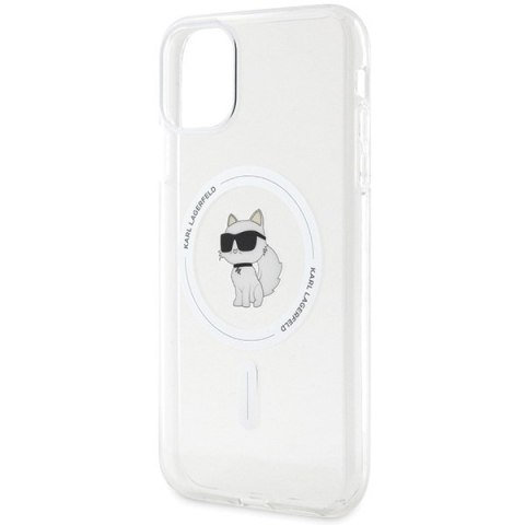 Etui Karl Lagerfeld KLHMN61HFCCNOT Apple iPhone XR / 11 hardcase IML Choupette MagSafe przezroczysty/transparent