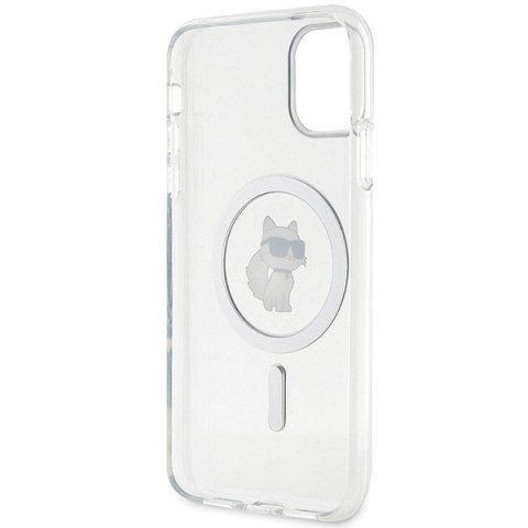 Etui Karl Lagerfeld KLHMN61HFCCNOT Apple iPhone XR / 11 hardcase IML Choupette MagSafe przezroczysty/transparent