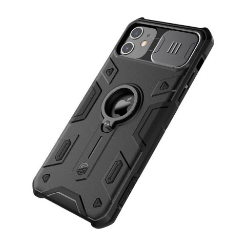 Etui na telefon iPhone 11 Nillkin CamShield Armor czarne ochronne