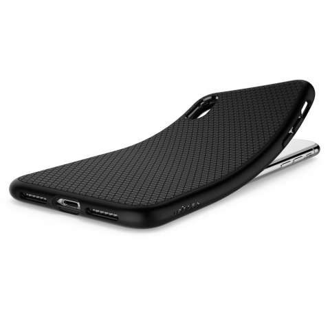 Etui na telefon iPhone XR Spigen Liquid Air czarne - ochrona i styl