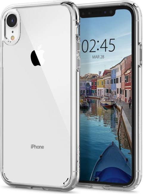 Etui na telefon iPhone XR Spigen Ultra Hybrid przezroczyste 2023