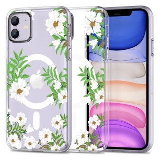 Etui na telefon iPhone 11 Tech-Protect MagMood MagSafe Spring Daisy