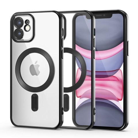 Etui na telefon iPhone 11 Tech-Protect MagShine MagSafe czarne