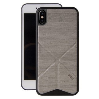 Etui UNIQ Transforma Ligne Apple iPhone X/Xs szary/ash grey