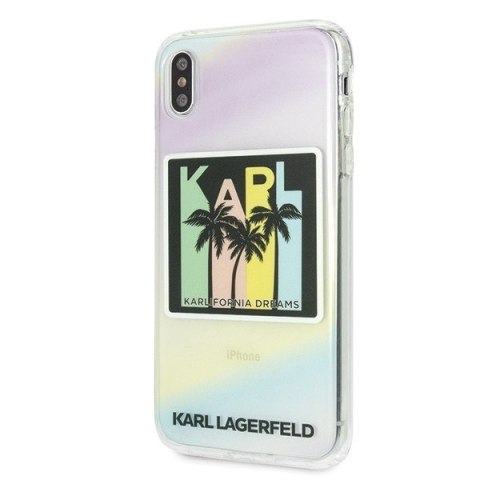 Etui na telefon iPhone Xs Max Karl Lagerfeld Kalifornia Dreams