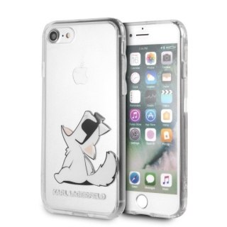 Etui iPhone SE 2022 / SE 2020 / 8 / 7 Karl Lagerfeld przezroczyste Choupette Fun