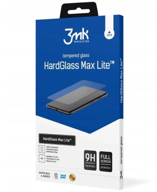 Szkło hartowane 3MK HardGlass Max Lite Apple iPhone XS Max czarne