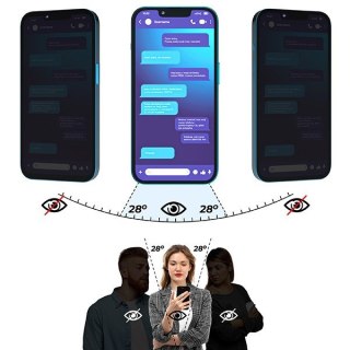 Szkło prywatyzujące iPhone XS GrizzGlass SecretGlass - Ochrona ekranu